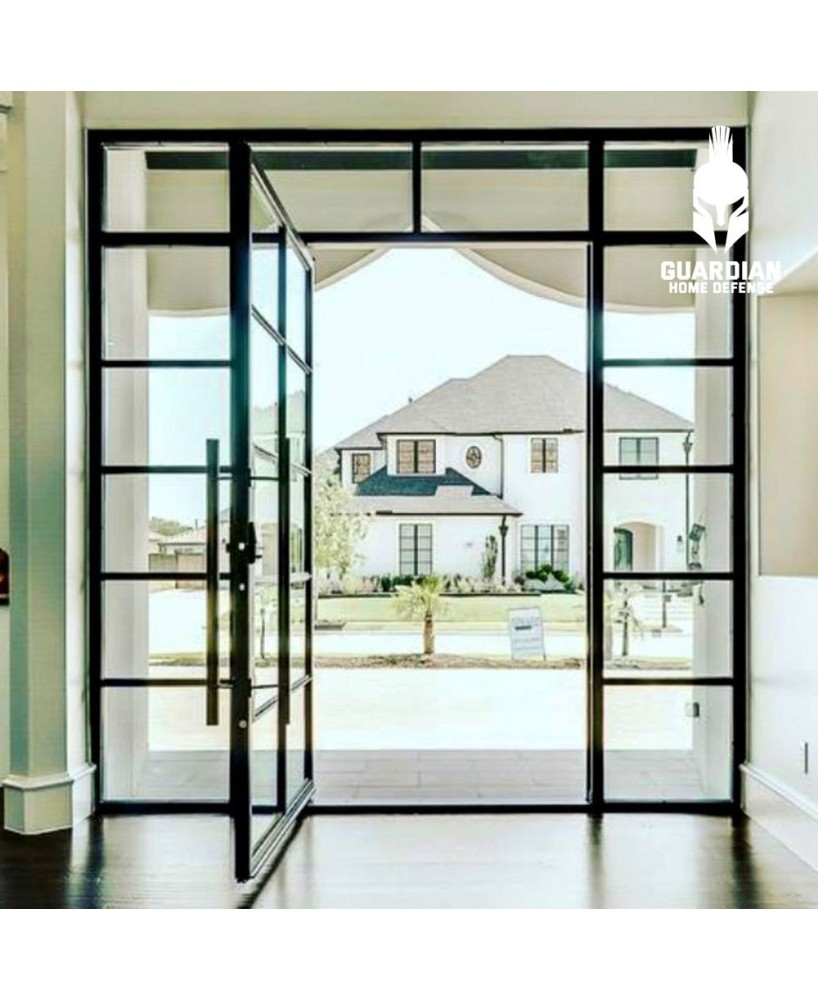 Glass doors w sidelights