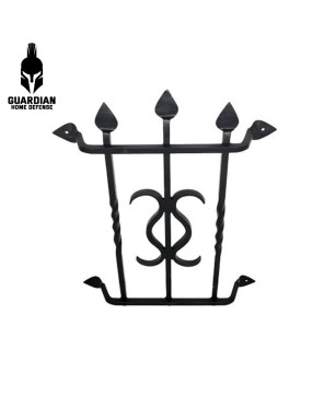 16.5″x13.5″x2″ Gate Speakeasy Grille, Iron Scroll Design 103, Gates, Windows, Door Grille for Patio, Garage, Screen, Front & Fre