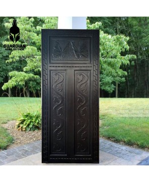 Hand Carved Black Custom Build Doors, Antique Sliding Barn Door, Custom Size Interior Exterior Doors, Hinged Doors, Pocket Door,