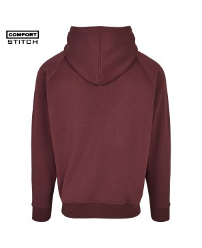 Classic Red Oversized Hoodie - Comfort Stitch