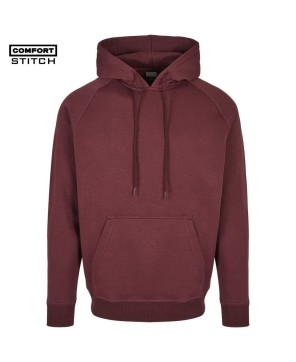 Classic Red Oversized Hoodie - Comfort Stitch