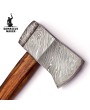 Rosewood Handmade Damascus Axe