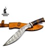 Versatile Kukri Knife with Leather Sheath