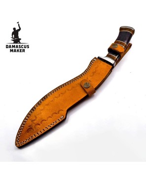 Versatile Kukri Knife with Leather Sheath