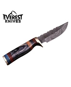 Handmade Damascus Hunting Knife