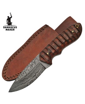 Damascus Steel Hunting Knife