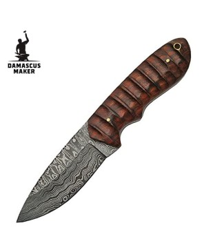 Damascus Steel Hunting Knife