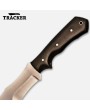 Custom Handmade Stainless Steel Tracker Knife with Leather Sheath