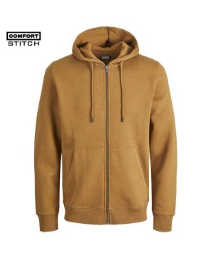 Basic Full Zip Sweatshirt Hoodie