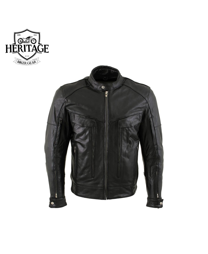 Men's Biker Jacket Sale | Bandit Buffalo Leather Cruiser