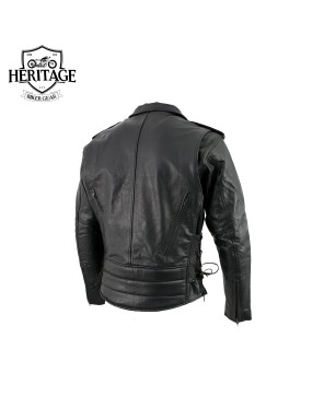 Men's 'Cool Rider' Vented Leather Jacket