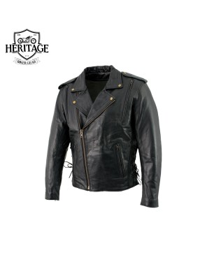 Men's 'Cool Rider' Vented Leather Jacket