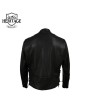 USA-Made Black Leather Motorcycle Jacket