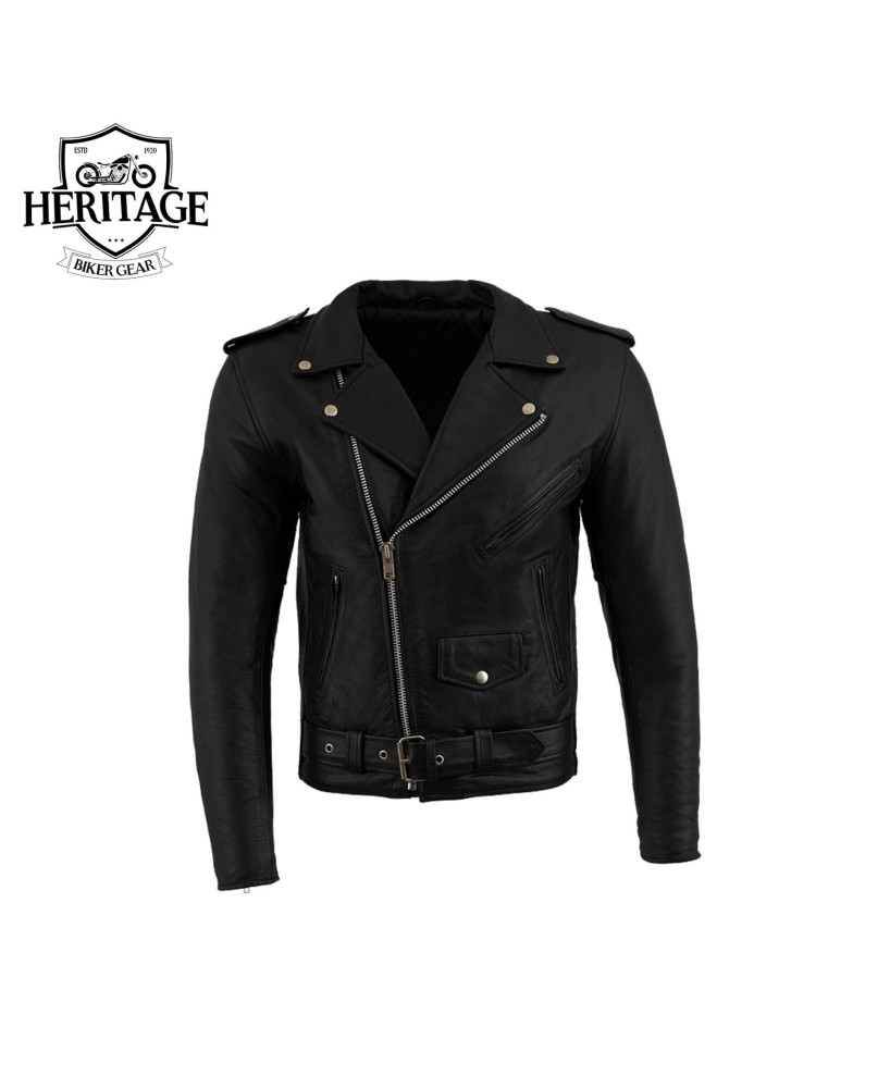 Men's "The Legend" Leather Motorcycle Jacket