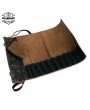 Buffalo Leather Knife Blocks Storage Bag - Durable & Stylish Kitchen