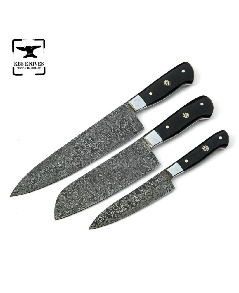 Buffalo Horn Chef Knife Set