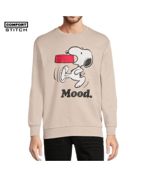 Peanuts Snoopy Fleece Crewneck Sweatshirt