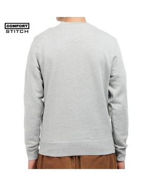 Duck Graphic Crewneck Sweatshirt in Grey Marl