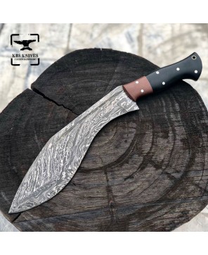 Versatile Kukri Knife with Leather Sheath