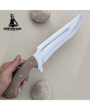 Full Tang Survival Knife - Handmade Stainless Steel Blades