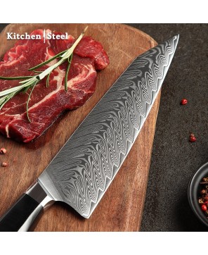 Damascus Steel Kitchen Knife