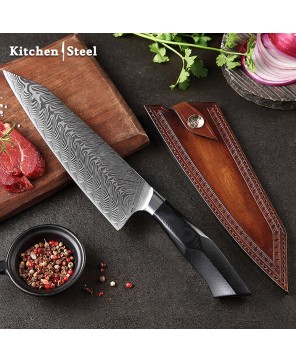 Damascus Steel Kitchen Knife