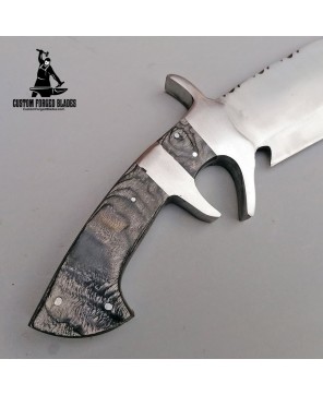 Custom Handmade Survival Knife - Custom Forged Blades