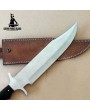 Custom Forged Blades: Full Tang Hunting Survival Knife