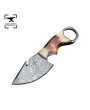 Handcrafted Damascus Steel Skinning Knife - Premium Quality Skinning Tool