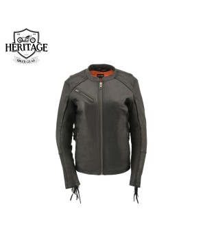 Heritage Women's Fringed Leather Jacket