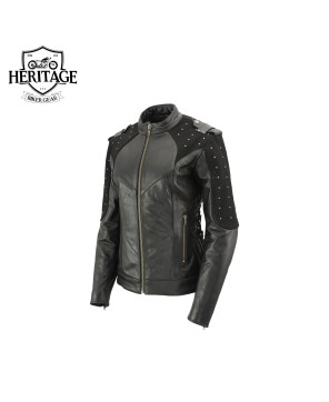 Heritage Women's 'Scuba' Leather Jacket