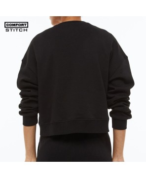 Black Comfort Stitch Sweatshirt - Cozy Style Essential