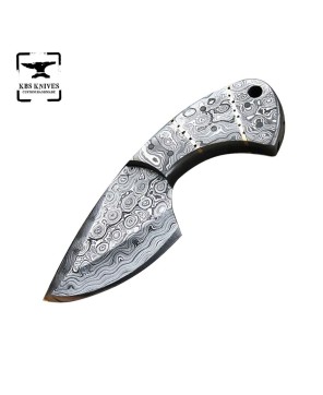 Full Damascus Skinning Knife - Custom Crafted