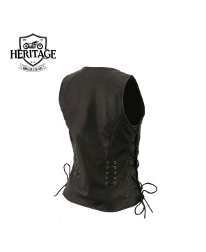 Premium Leather Vest- Stylish & Functional Design