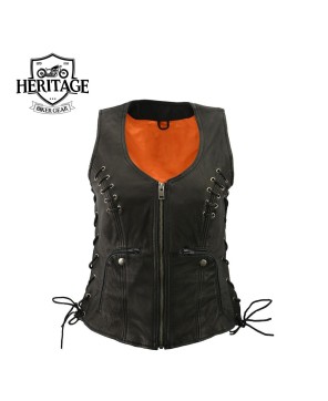 Premium Leather Vest- Stylish & Functional Design