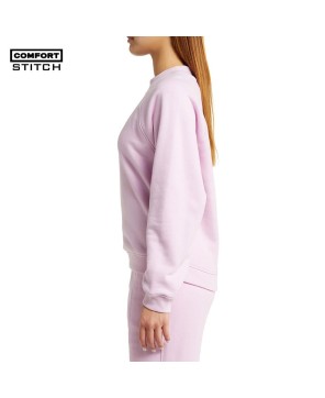 Heavyweight Offline Cotton Blend Sweatshirt - Sugarplum Pink