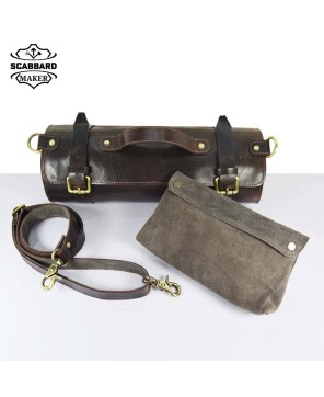 Premium Leather Knife Roll