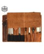 Torino Ranch Chef Knife Roll - Stress Brown