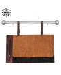 Corozo Hanging Leather Knife Roll - Walnut Brown, 10 Slots