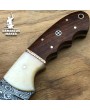 Handmade Damascus Bushcraft Knife