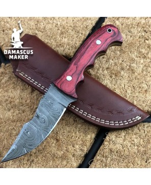 Premium Handmade Damascus Hunting Knife