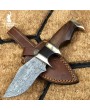 Handmade Damascus Steel Bushcraft Knife