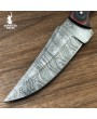 Custom Handmade Damascus Hunting Knife