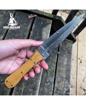 Damascus Outdoor Dagger