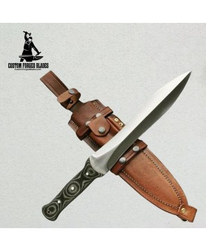 Custom D2 Steel Dagger Knife