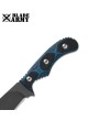 Tactical Knife Rugged Blue and Black G10 Handle