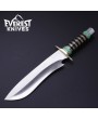 Handcrafted D2 Steel Bowie Knife: Custom Combat Blade