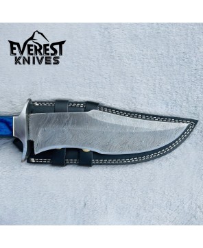 Handmade Damascus Bowie Knife