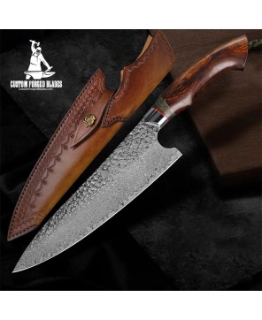 Chef Knife & Leather Sheath