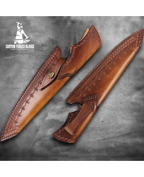 Chef Knife & Leather Sheath